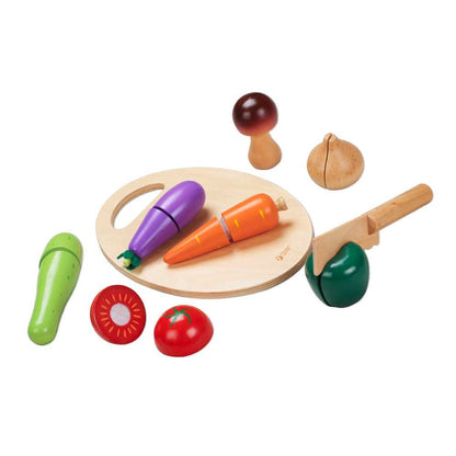 Classic World - Pretend & Play - Cutting Vegetable - 9pcs