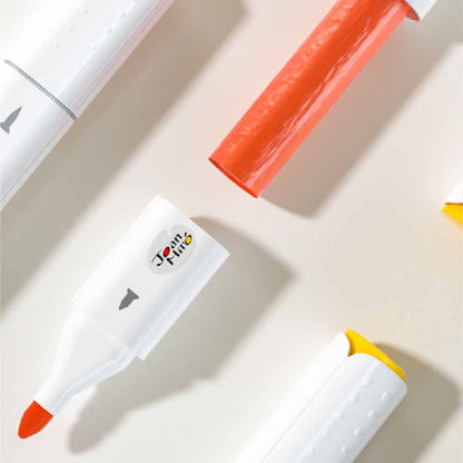 Jar Meló - Dual-Tip Washable Art Markers - 12 Colours