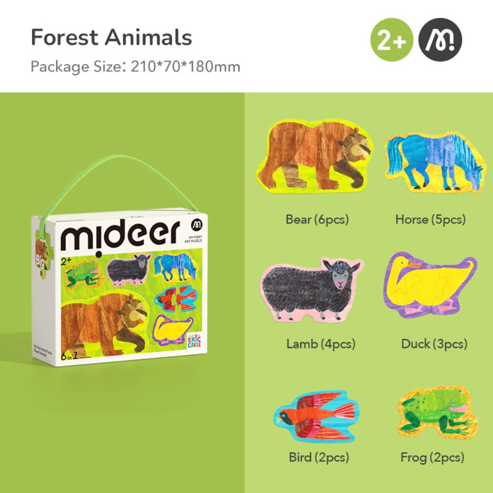 Mideer - My First Jigsaw Puzzle for Kids - Forest Animals