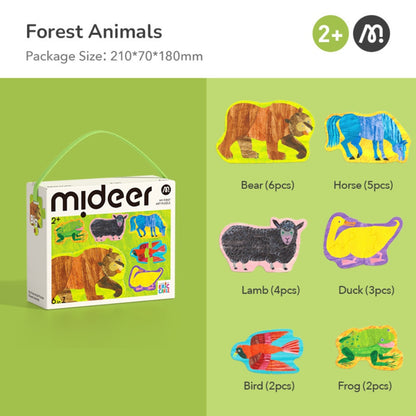 Mideer - My First Jigsaw Puzzle for Kids - Forest Animals