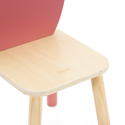 Classic World - Wooden Kids Grace Chair - Tulip - 28 x 28 x 48.9 cm