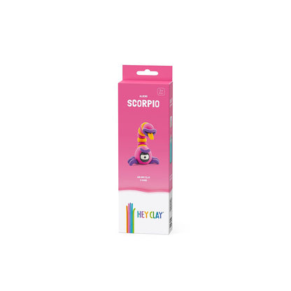 Hey Clay - Modelling Air-Dry Clay with Fun Interactive App - Scorpio, series Aliens, 3 cans