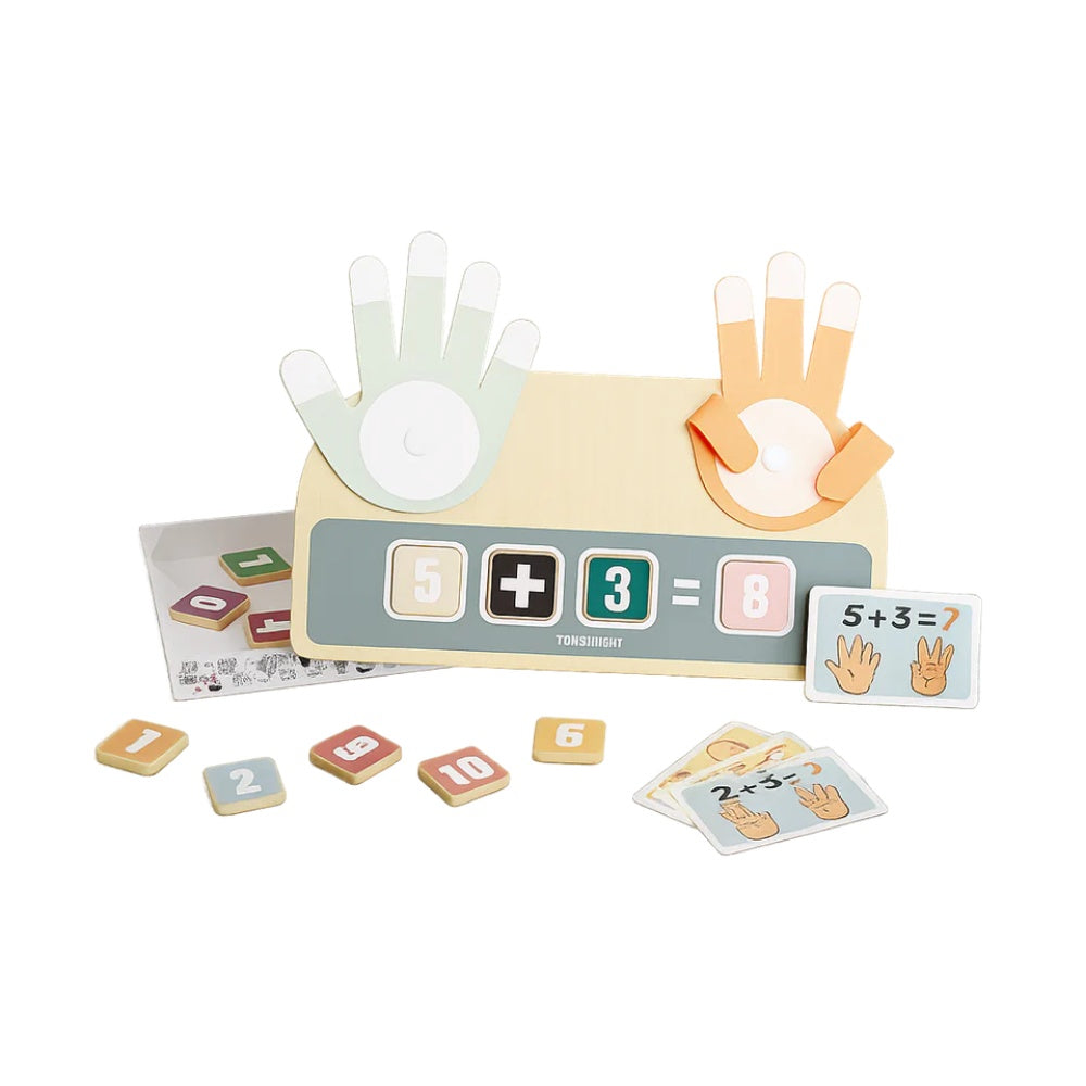 TopBright - Montessori Finger Counting Hand Math Toy - 44 Pieces