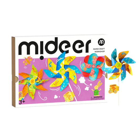 Mideer - Origami Paper Craft Kit: Windmill Kingdom