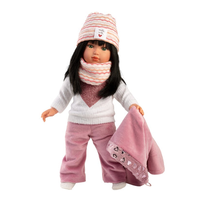 Llorens - Baby Girl Doll with Outfit & Accessories: Greta - 40cm