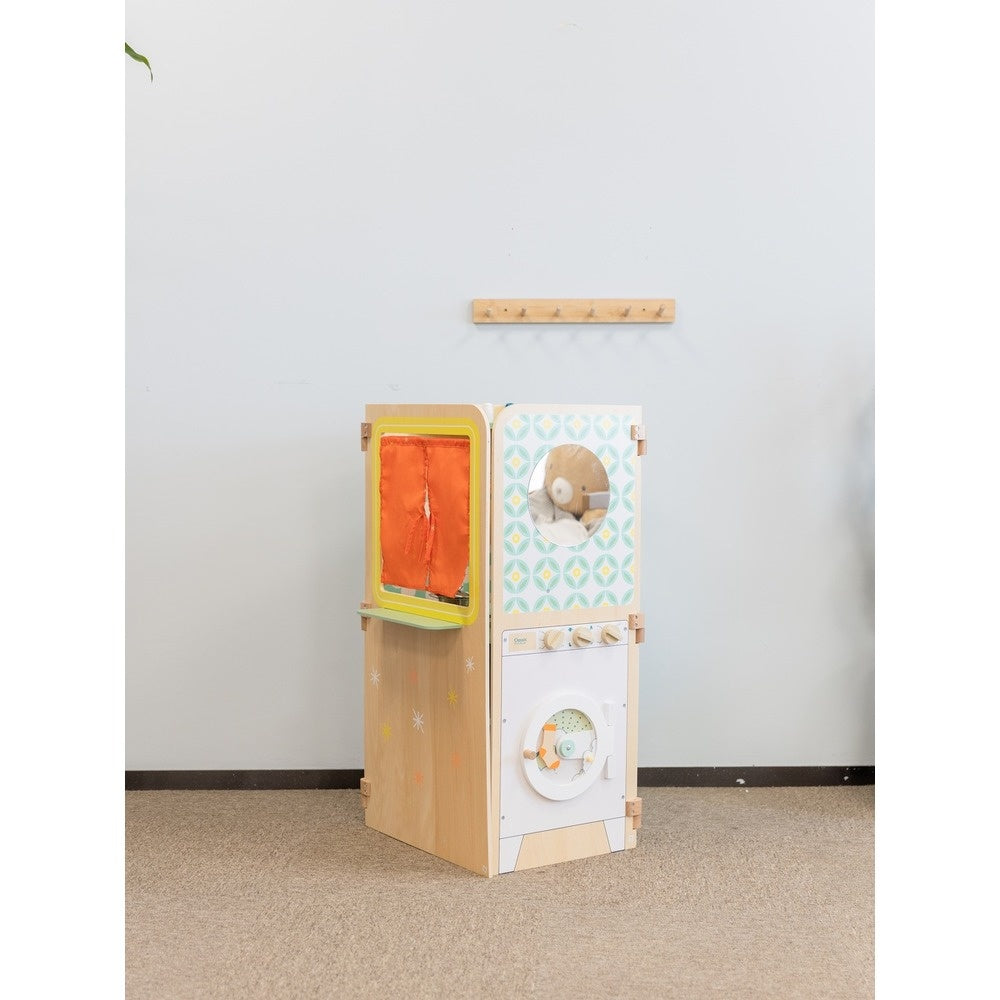 Classic World - Pretend & Play Foldable Kitchen Play House w Chalkboard & Accessories