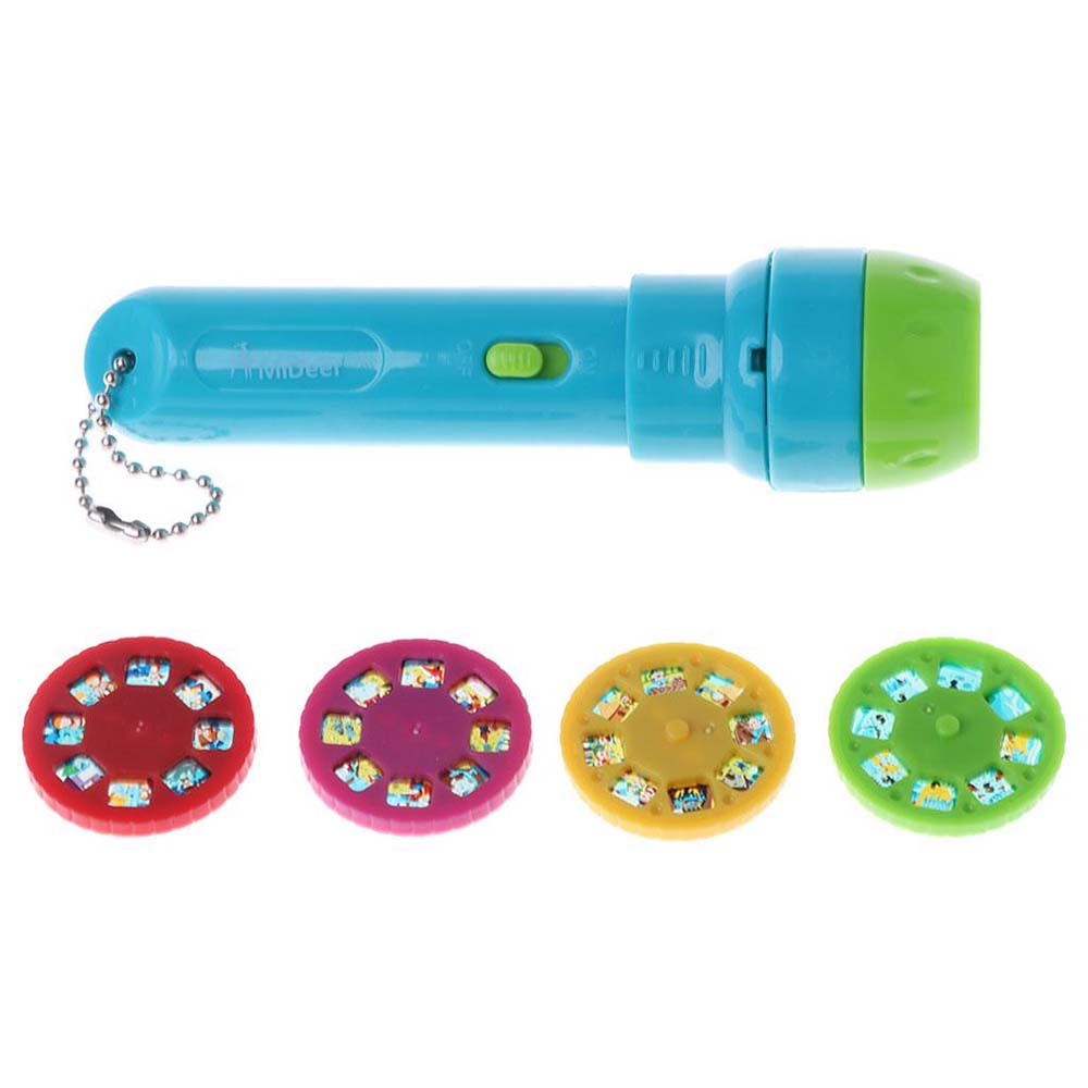 Mideer - Storybook Projector Torch for Kids - Bedtime Story Flashlight