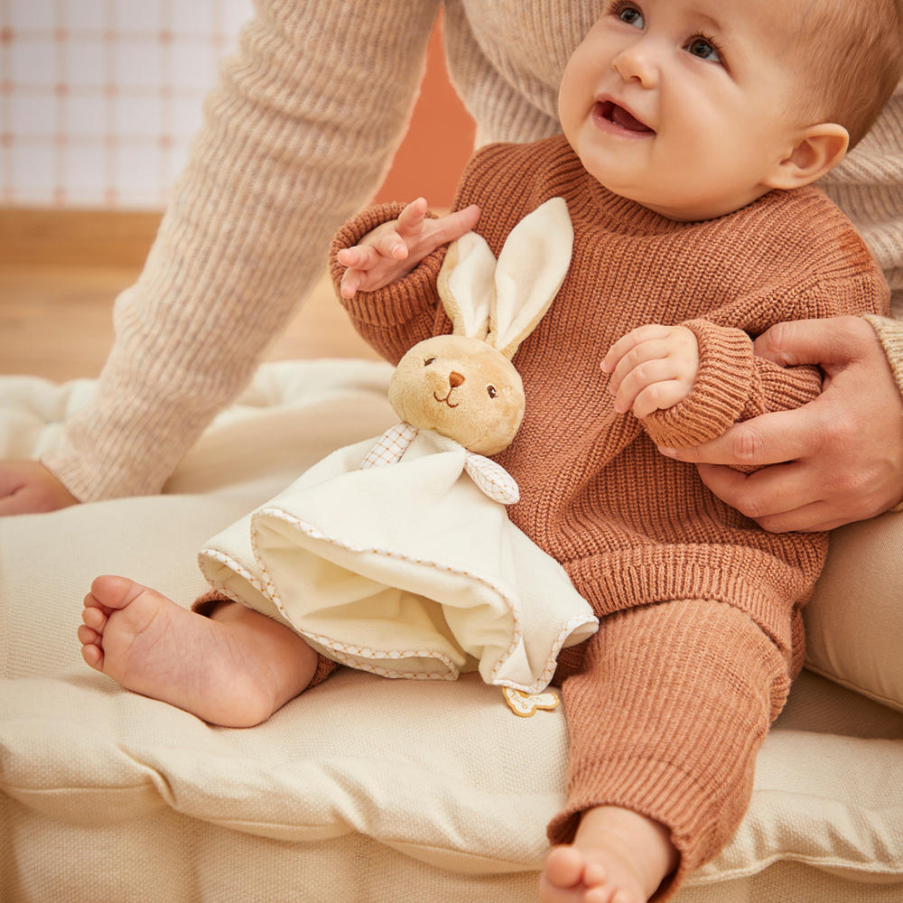 Kaloo - Comforter - Cream Round Rabbit