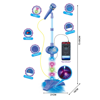Cogo - Electric Microphone Set for Kids - Includes Cable & Lights