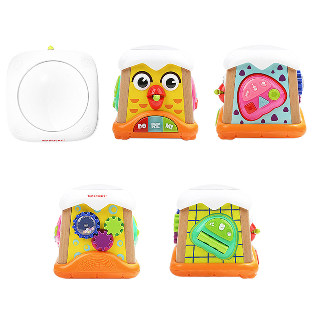 TopBright - Musical Activity Play Cube, Montessori Toy for Toddlers