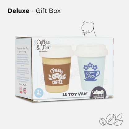 Le Toy Van - Wooden Tea & Coffee Re-Useable Eco Cups - 2pcs