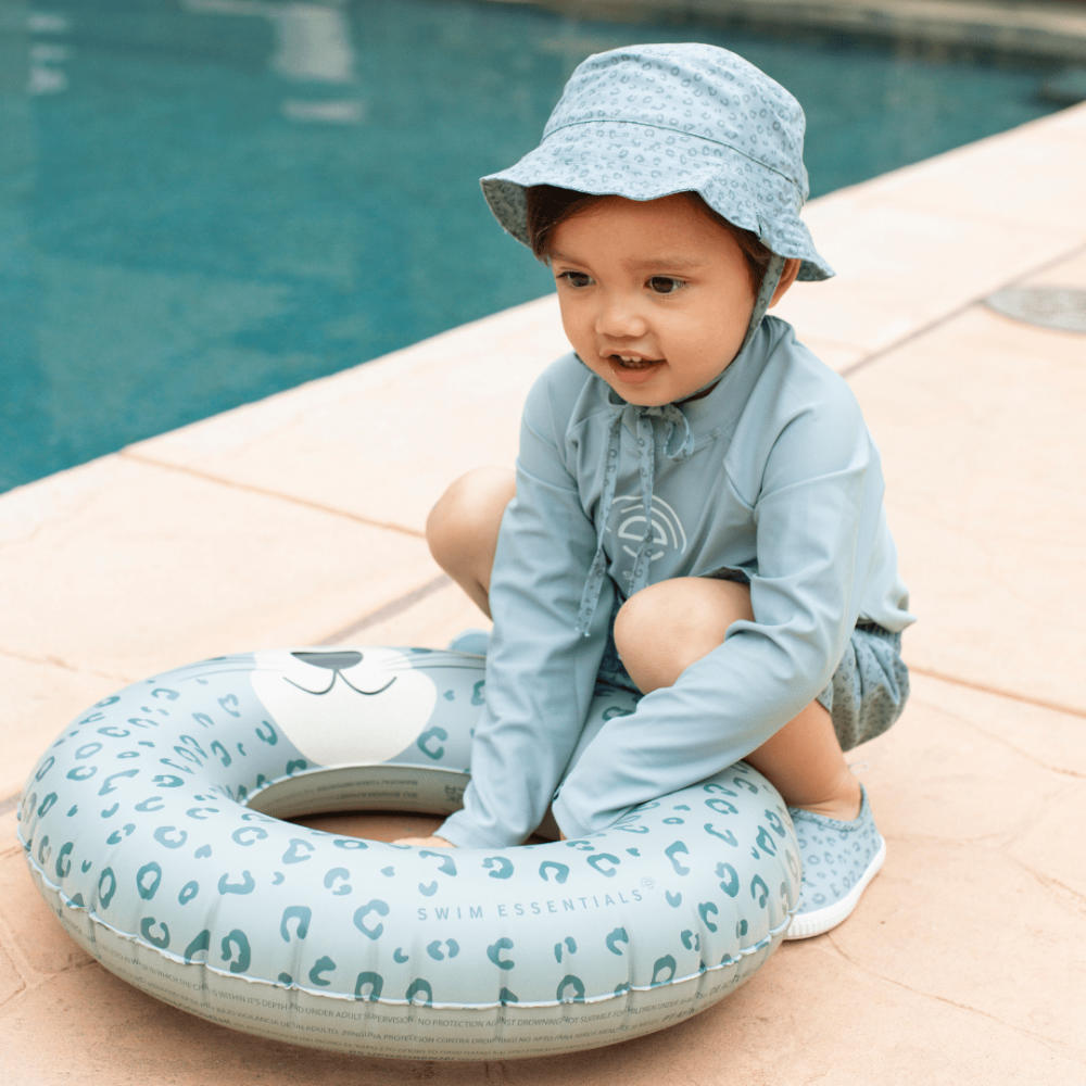 Swim Essentials - Swim Ring - Green Leopard 55cm