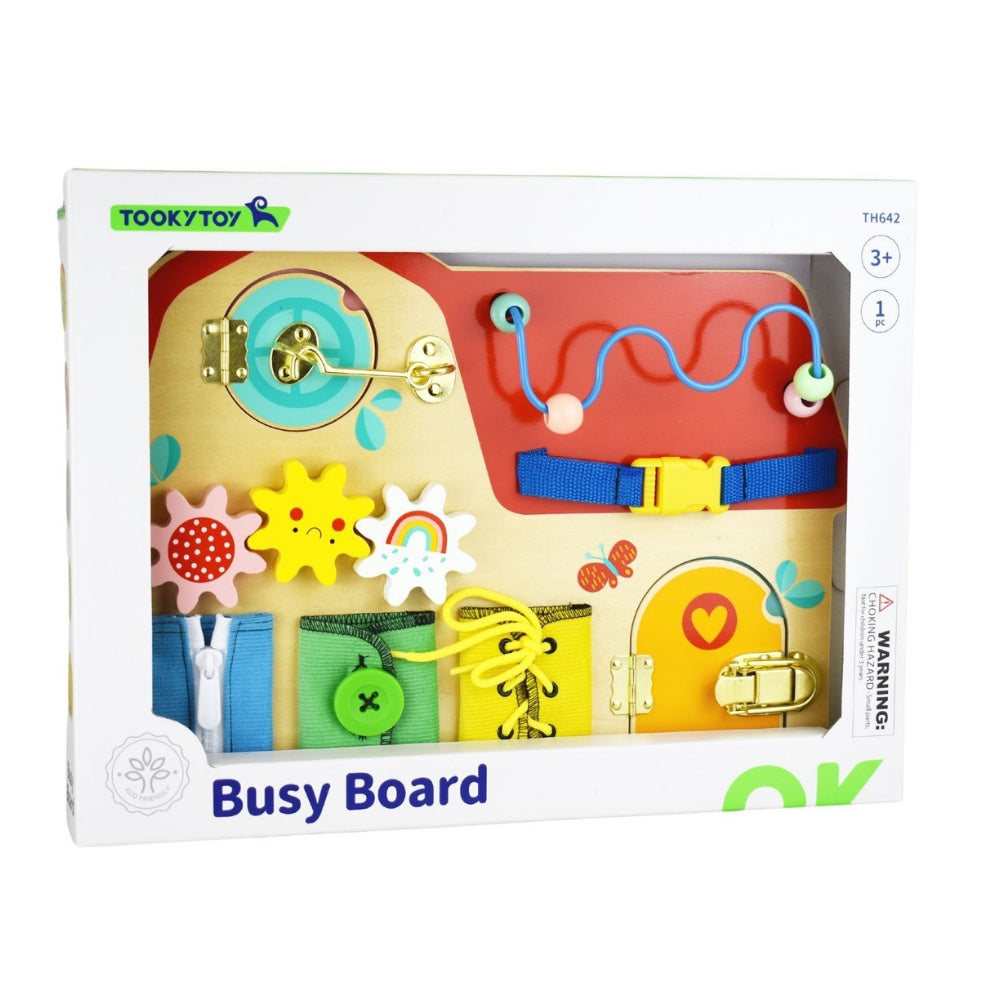 TookyToy - Wooden Busy Board