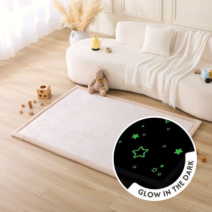 Hakuna Matte - GlowCloud Play Mat Carpet Glow in the Dark - Stars 170 x 120 x 2.5 cm