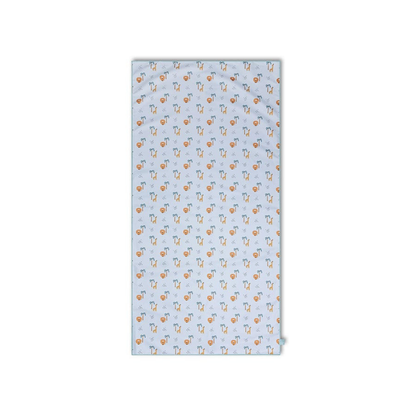 Swim Essentials - Microfiber Beach Towel - Daisy Flower - 135x65 cm