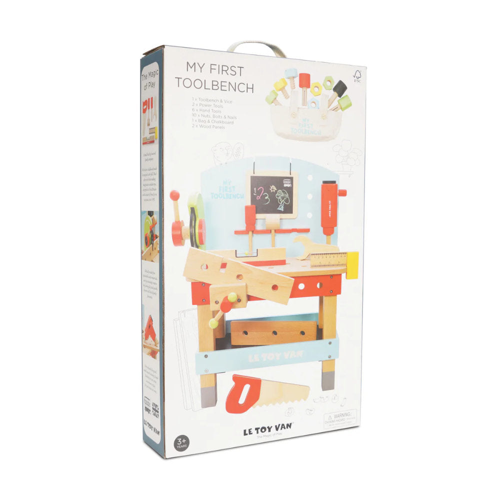 Le Toy Van - Wooden Tool Bench - 20pcs