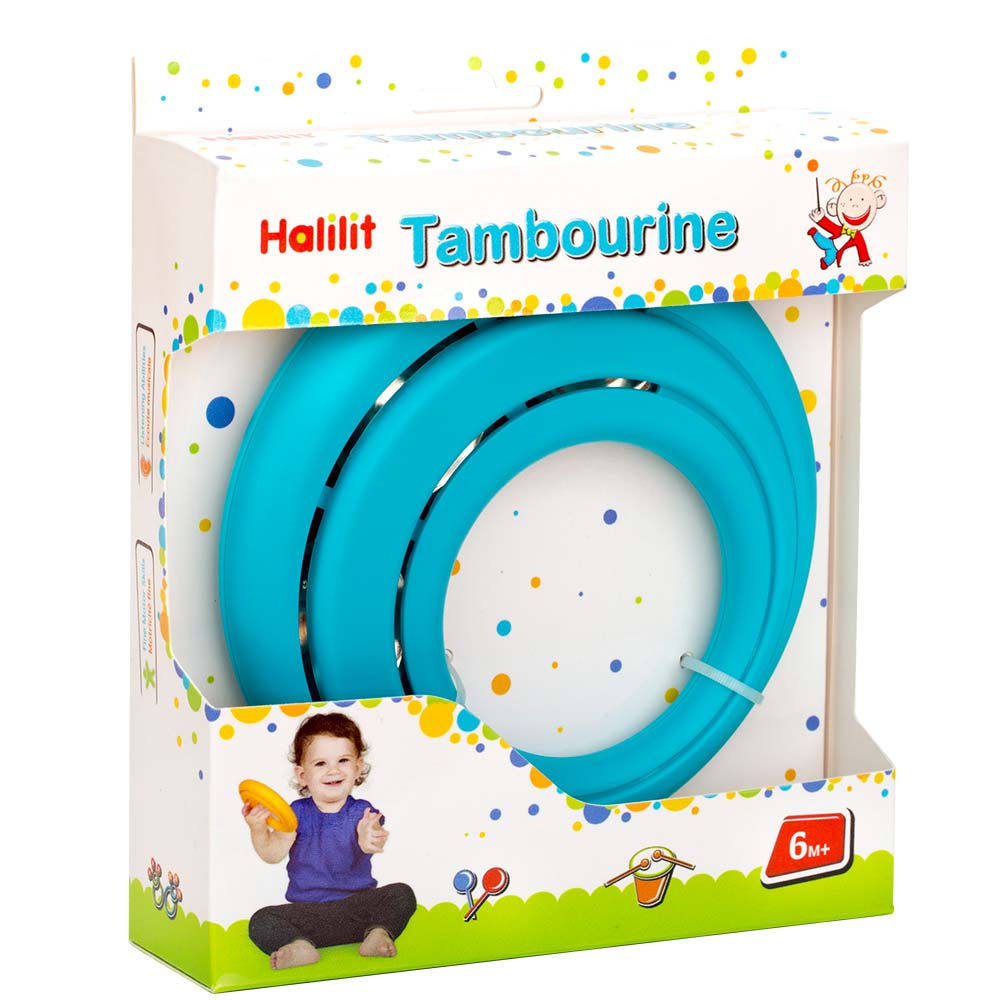 Halilit - Music Instrument for Babies & Toddlers - Tropical Tambourine -**