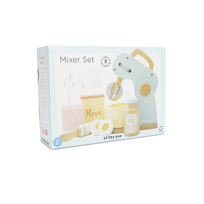 Le Toy Van - Wooden Bakers Mixer Set - 8pcs