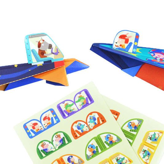 Mideer - Origami Paper - Classic Planes - 36pcs - Motherhood