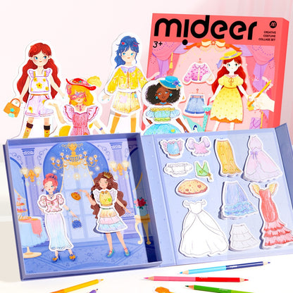 Mideer - Dress-Up Collage Arts & Crafts Set: Sparkling Ball Night