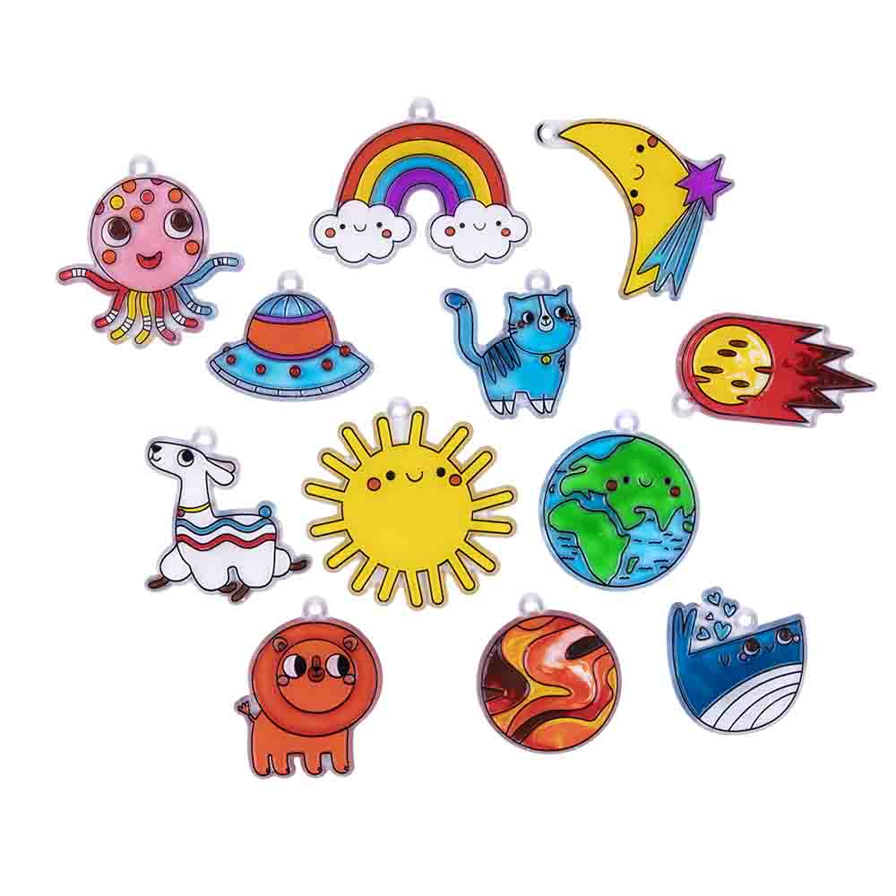 TookyToy - Window Art Kit Animal World - Motherhood