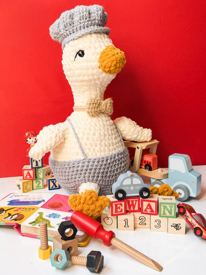 Goose Crochet Plushie Family