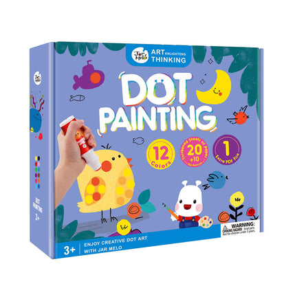 Jar Meló - Dot Painting Art Markers - 12 Colours