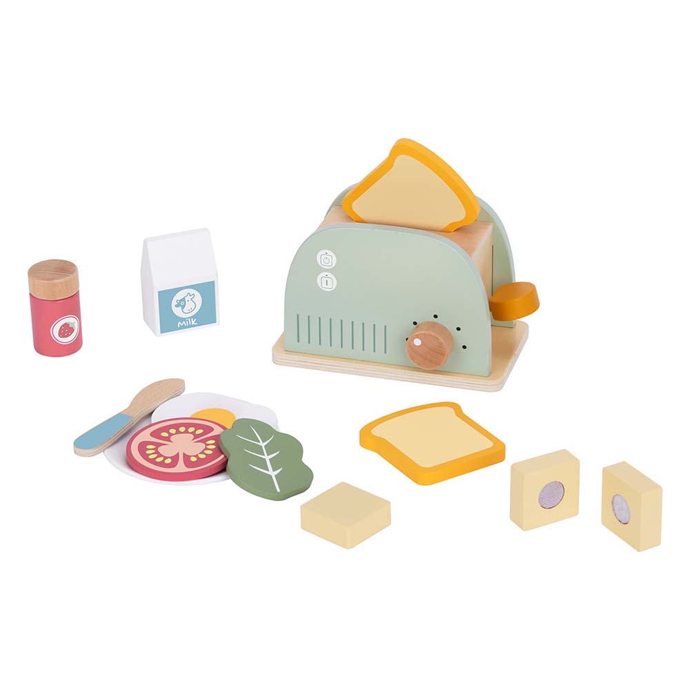 TookyToy - Pretend Play Toaster Toy Set - Motherhood