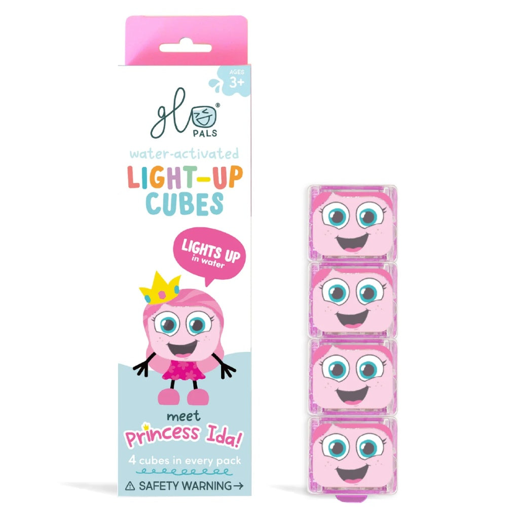 Glo Pals - Water Activated Light-Up Sensory Toys - Princess Ida (4 Pack)