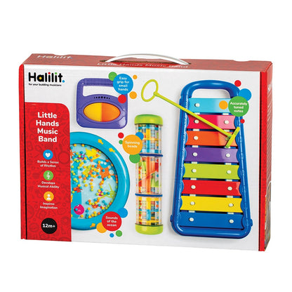 Halilit - Music Instrument for Babies & Toddlers - Little Hands Musical Band Gift Set of 4 -**