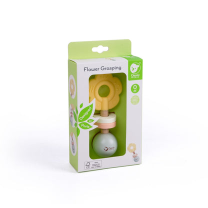 Classic World - Flower Grasping Baby Rattle Sensory Toy