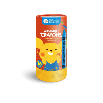 Jar Meló - Wax Crayons - Washable Non-Toxic - 16 Colours