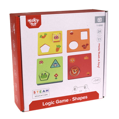 TookyToy - Wooden Shapes & Colours Puzzle - Motherhood