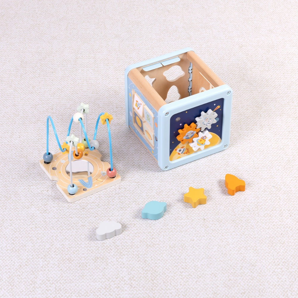 TookyToy - Space Play Cube Activity Toy