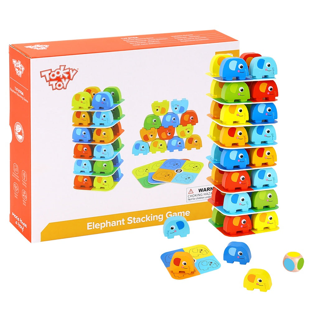 TookyToy - Elephant Stacking Game