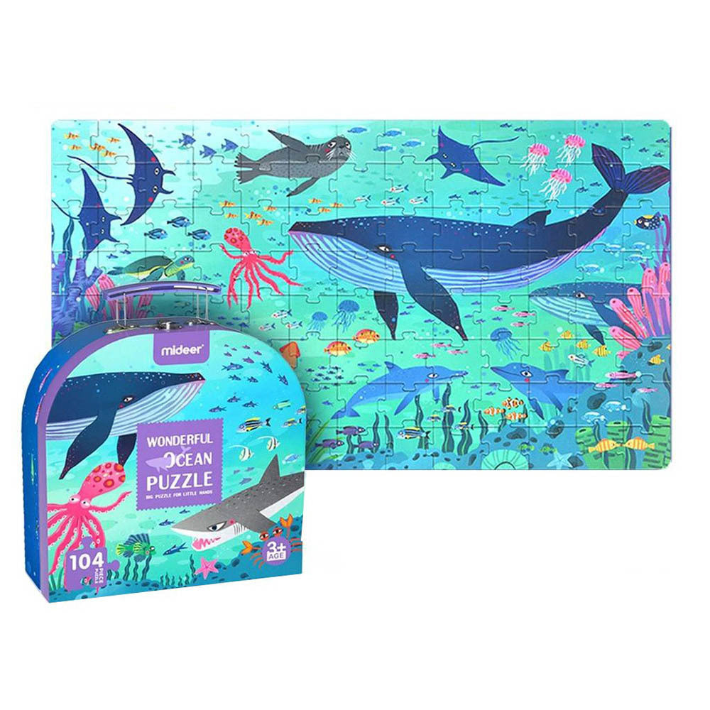 Mideer - Gift Box Puzzle - Wonderful Ocean - 104pcs