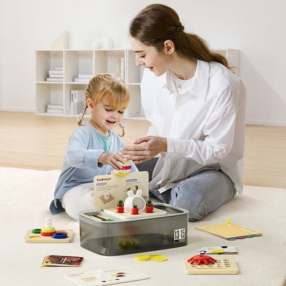 TopBright - 8-in-1 Montessori Educational Activity Box - 13-15 Months