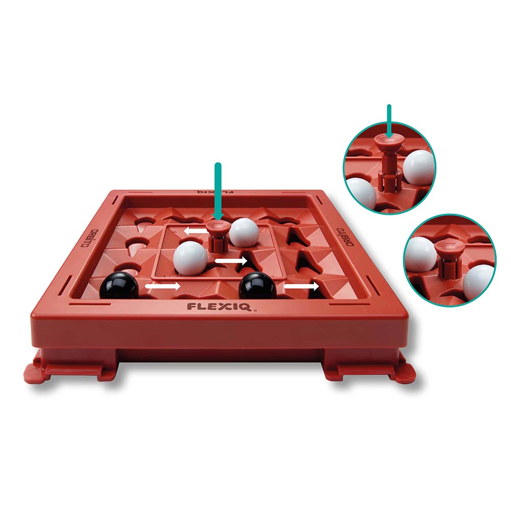 FlexiQ - Orbito - Moving 4 in a row- Educational Family Game