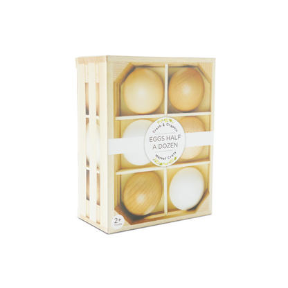 Le Toy Van - Wooden Farm Eggs Food Crate - 7pcs