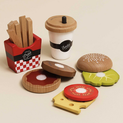 Le Toy Van - Gourmet Hamburger Set - 13pcs
