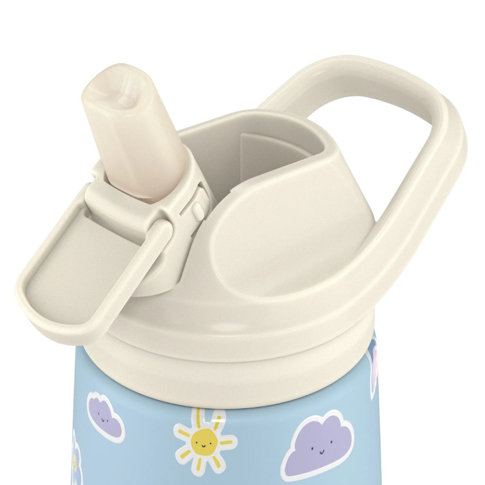 Cool Bottles - Kiddies Triple-Insulated Water Bottle - Rainbow Clouds 350ml