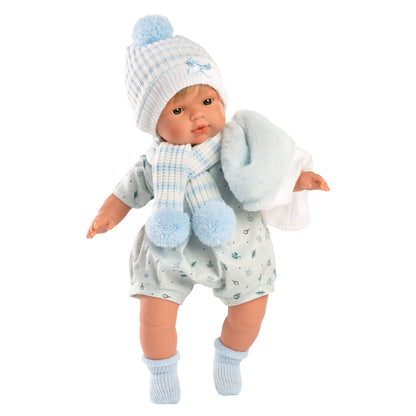 Llorens - Baby Boy Doll with Clothing & Accessories: Sasha - 38cm - Motherhood