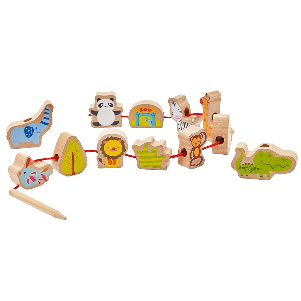 Classic World - Lacing Beads - Zoo - 13pcs