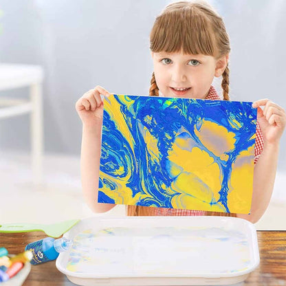 Jar Meló - Marbling Paint Art Paper - 30 Sheets