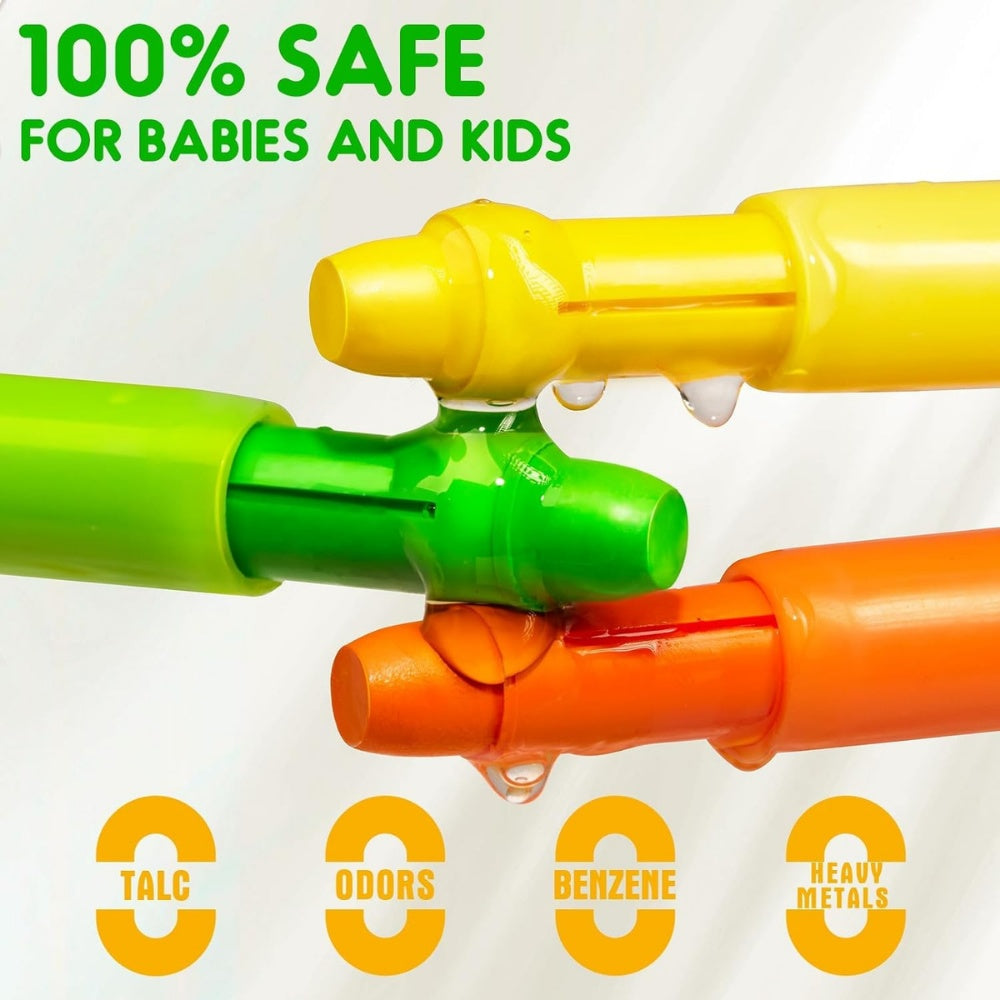 Jar Meló - Twistable Washable Silky Crayons in Carry Bag - 12 Colours