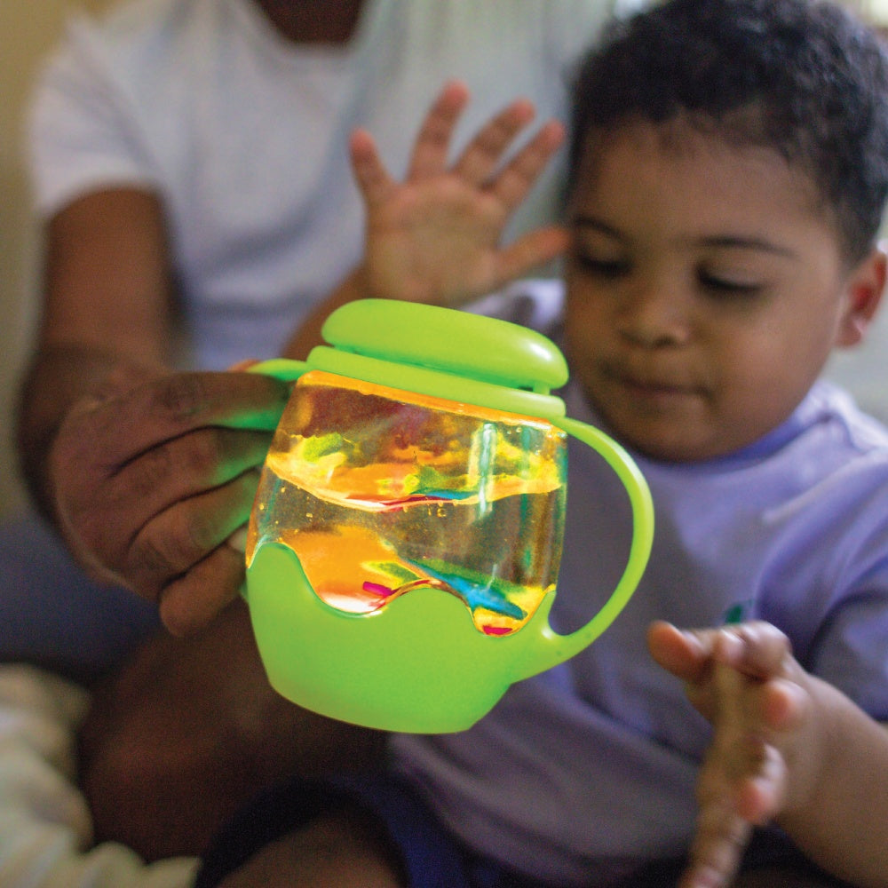 Glo Pals - Water Activated Sensory Mini Play Jar - Green