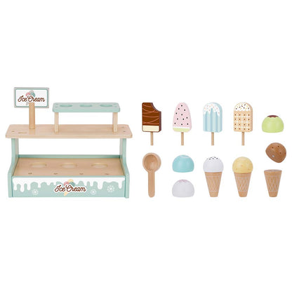 TookyToy - Pretend Play Ice Cream Shop Toy Set - Motherhood