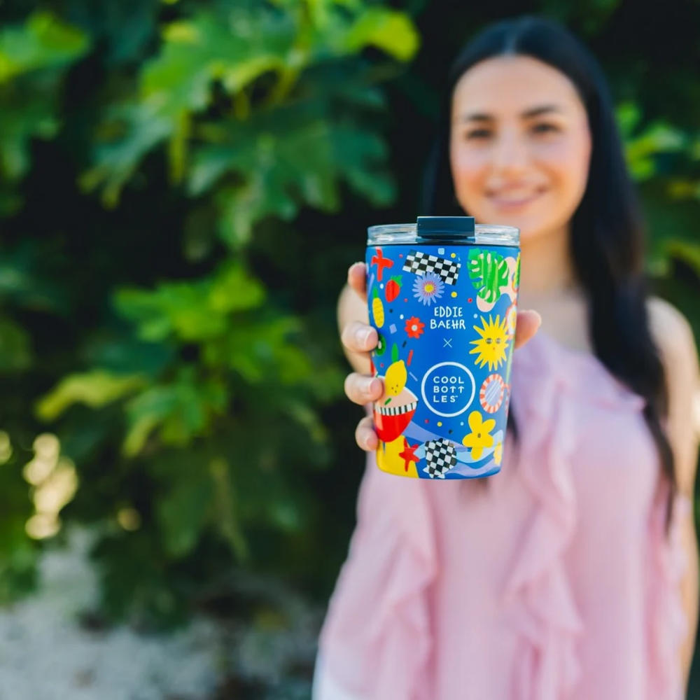 Cool Bottles - Triple-Insulated Travel Tumbler - Sunshine Fiesta 330ml