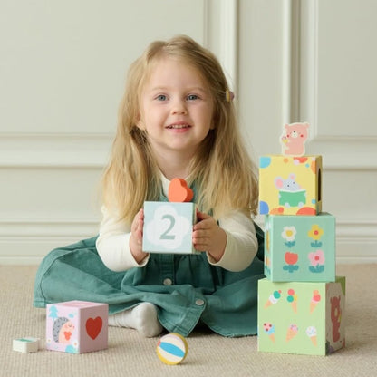 Classic World - Forest Stacking Cubes