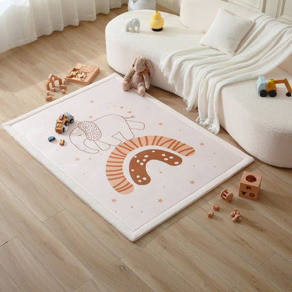 Hakuna Matte - CloudSoft Play Mat Carpet - Rainbow Elephant 170 x 120 x 2.5 cm